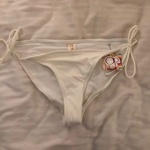 Brand new white bathing suit bottoms